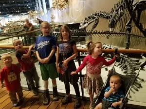 I'm Afraid To Homeschool - Why Homeschooling Doesn't Have to be Scary 2 a group of kids in front of a model made from dinosaur bones
