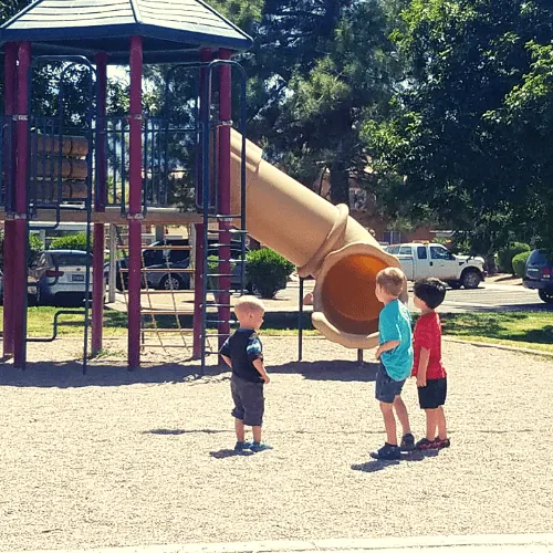 Road Trip Hacks For Kids | Top 10 Tips 64 boys at a park during a family road trip with kids