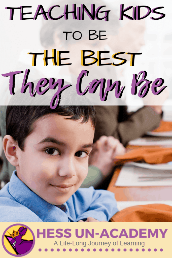 Teach Kids to Improve and Be The Best They Can Be with Repentance 3 Teach kids to improve and be the best they can be with repentance. What does repentance have to do with my homeschool? Repentance teaches kids to improve and be the very best they can be. Teach kids to say sorry. Teach kids to learn from their mistakes. Teach kids to apologize. And you will raise mentally strong kids with a good grasp an important success principle for kids