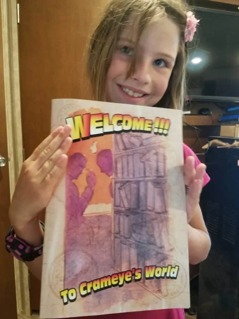 How to Easily Take Virtual Field Trips Around The World 5 Homeschooled girl learning about Finland with The Adventurous Mailbox children's books