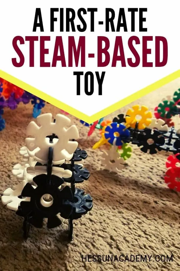 Brainflakes - The Simple Educational Aspect of STEM Toys 1 Brain flakes, a fun steam toy for kids with text overlay - A first rate steam based toy