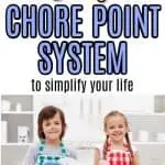 (Free) Chore Point System for Kids that's EASY!