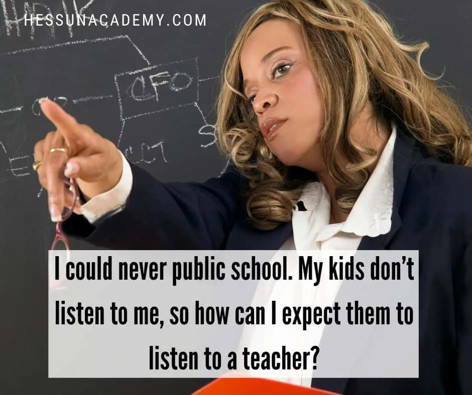 The Best Funny Homeschool Quotes and Memes (2025 Update) 47 Funny homeschool quote with a black teacher pointing at a kid who never listens.