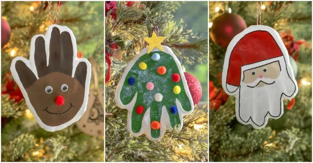 11 Cheap Mother's Day Gift Ideas 8 Mod podge handprint ornaments for a simple Mother's Day gift idea