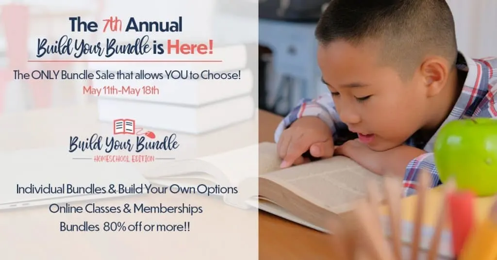 2025 Build Your Bundle Homeschool Curriculum Savings 1 Young homeschooled boy enjoying a sale on homeschool curriculum with Build Your Bundle 2020