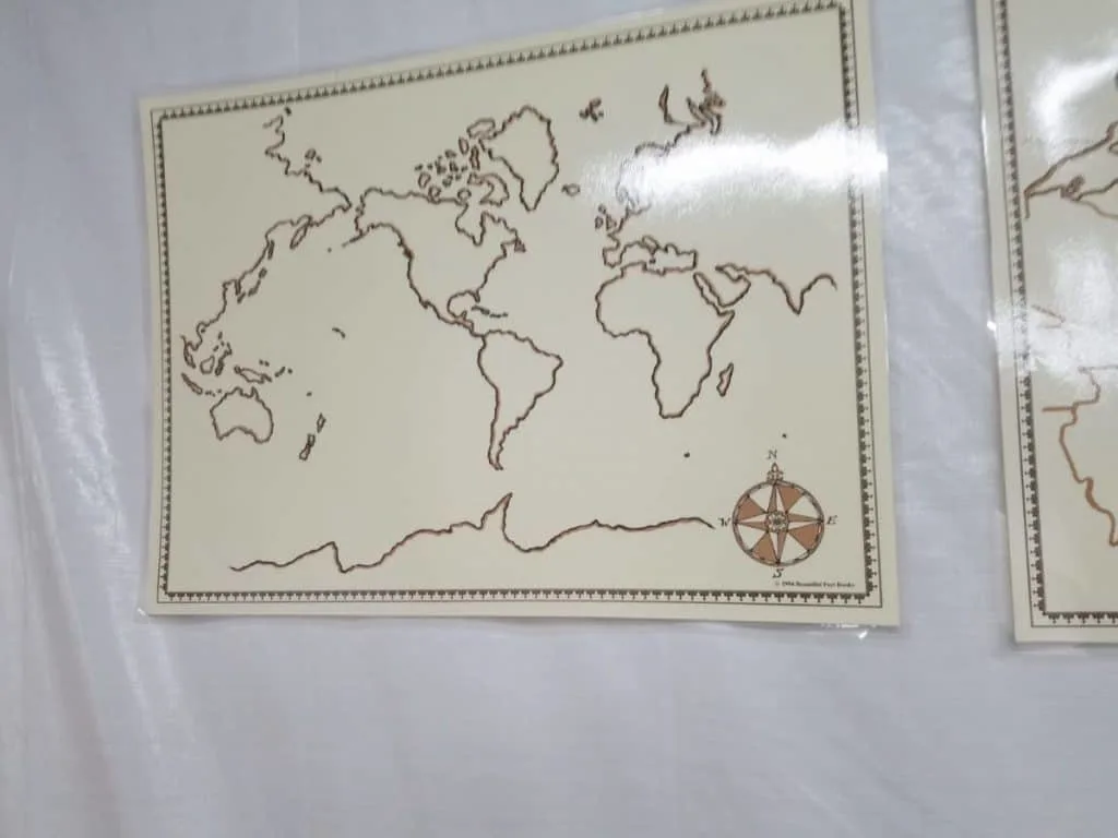 Ignite Wonder with a Charlotte Mason Inspired Geography Curriculum 2 Beautiful Feet Books geography through literature map of the world
