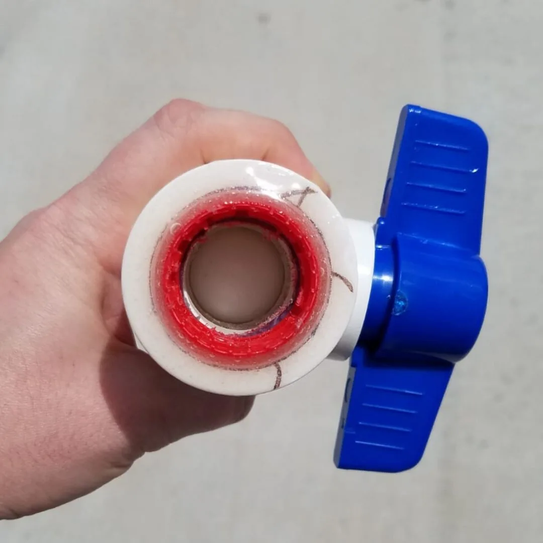 Mentos and Coke: How To Build A Soda Mentos Rocket 10 Ball valve and drilled out lid for soda bottle rocket launcher