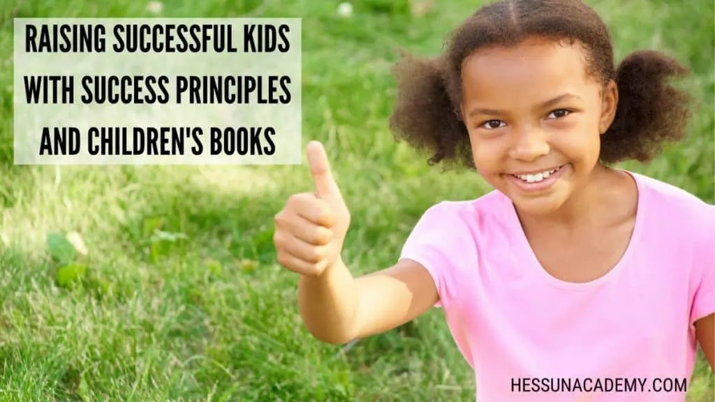 Raising Successful Kids with Success Principles 1 little black girl giving thumbs up because she is learning success principles for kids with children's books