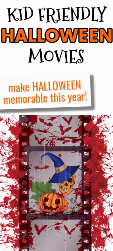 49 Kids Halloween Movies to Watch With Your Family This Halloween 30 Kid friendly Halloween movie film strip with jacolanterns and bats