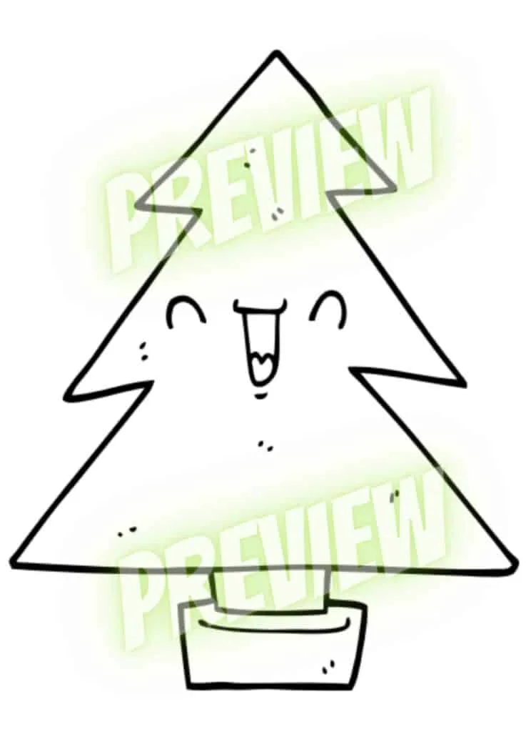 Free Christmas Coloring Pages 13 Free Christmas coloring page happy Christmas tree