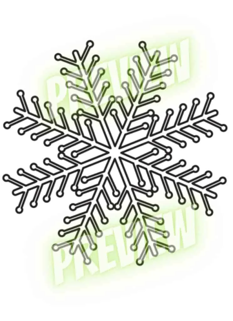 Free Christmas Coloring Pages 4 Free Christmas coloring page snowflake