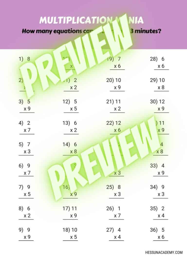 Free Multiplication Printouts For Grades 3 5 Hess UnAcademy Free multiplication printouts for grades 3 5 hess unacademy