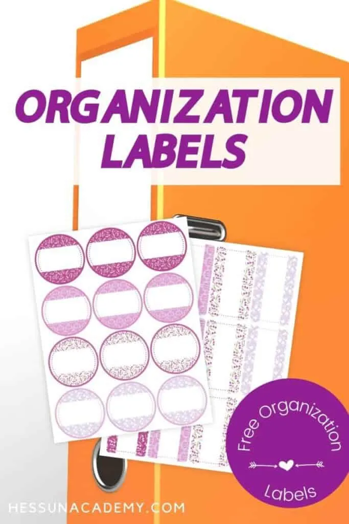 Homeschool Curriculum Tips, Resources, and Storage Ideas 6 free storage labels for organizing and labeling binders