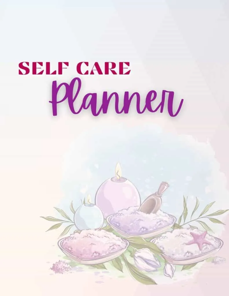 Homeschool Mom Self Care Planner 1 self care planner for homeschool moms