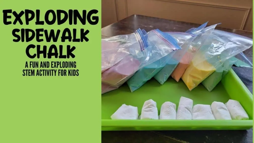 bags filled with colorful exploding sidewalk chalk