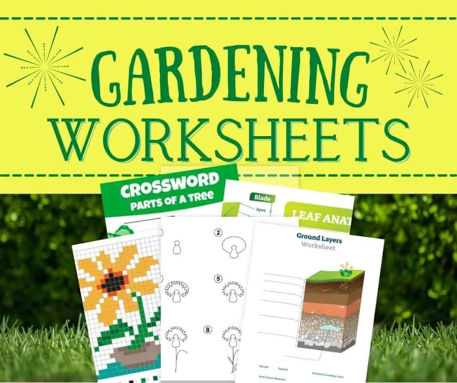 Free Garden Worksheets For Kids Hess Un Academy