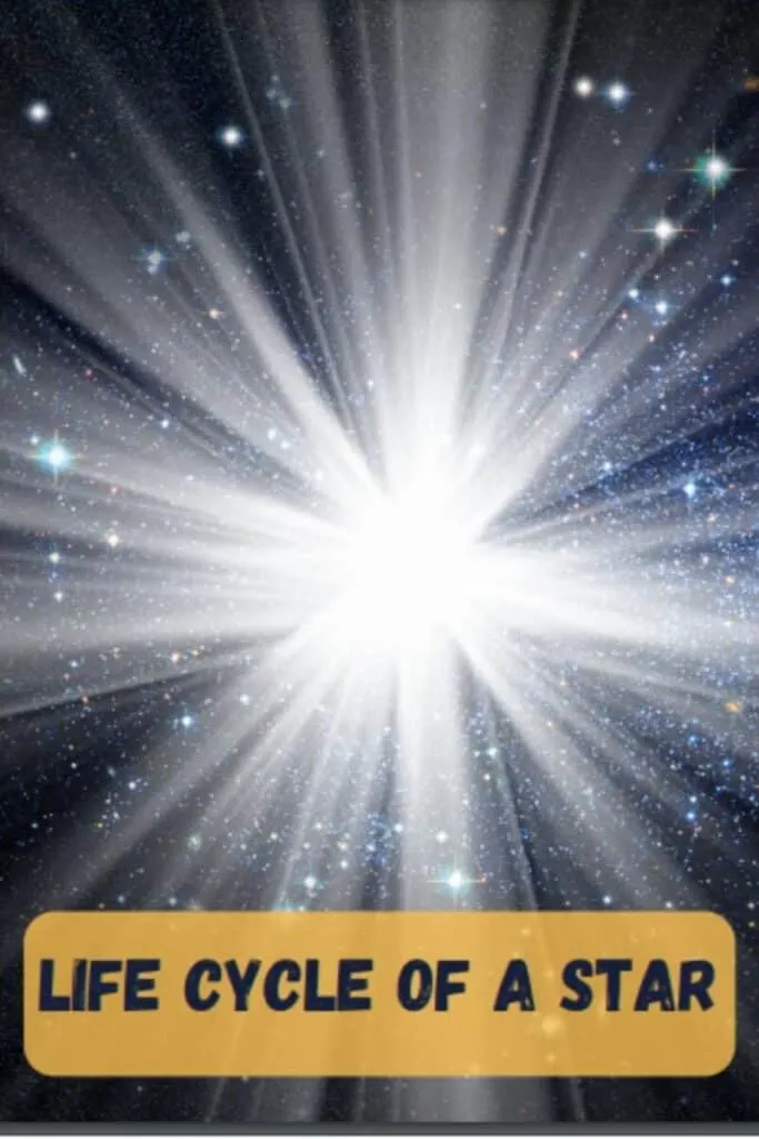 Life Cycle of a Star 1 exploding star with the caption a life cycle of a star