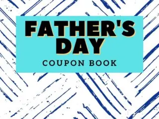 Free Father's Day Coupon Book printable