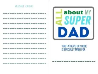Free printable Father's Day card