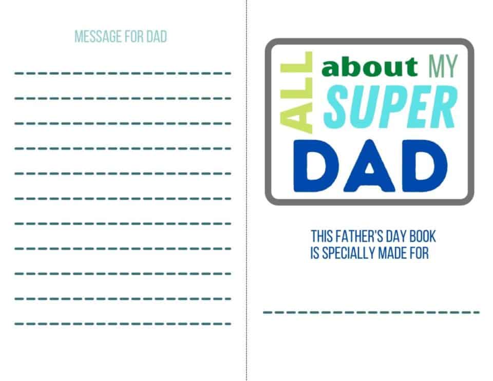 Free Father's Day Printables | A Fun Collection for Kids - Hess UnAcademy