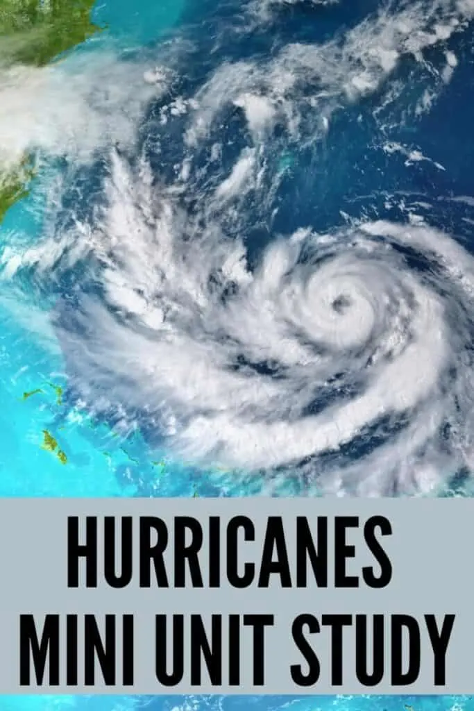Hurricanes Mini Unit Study 1 hurricane mini unit study cover
