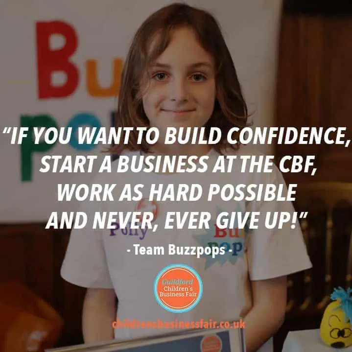 Support Your Child Entrepreneur with the Acton Children's Business Fair 4 young child entrepreneur with inspiring entrepreneur quote at Acton Children's Business Fair