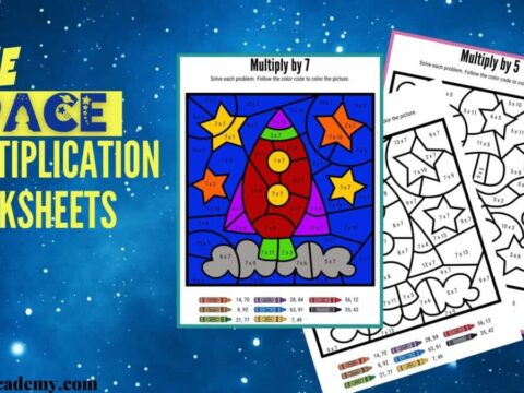 6 Free Dinosaur Multiplication Worksheets (Color by Number) - Hess ...