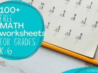 free printable math worksheet that's fun and educational for kids ages 3-11