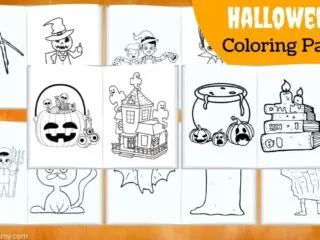 preview of some free Halloween coloring pages