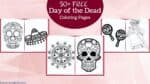 Free Printable Day of the Dead Coloring Pages (for Kids and Adults ...