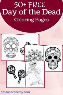 Free Printable Day of the Dead Coloring Pages (for Kids and Adults ...