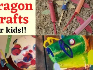 a preview of 10 fun dragon crafts for kids