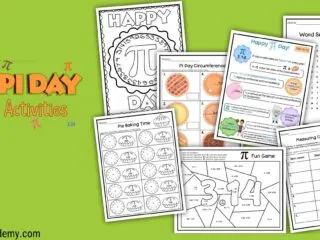 preview of a fun and free pi day activity math pack