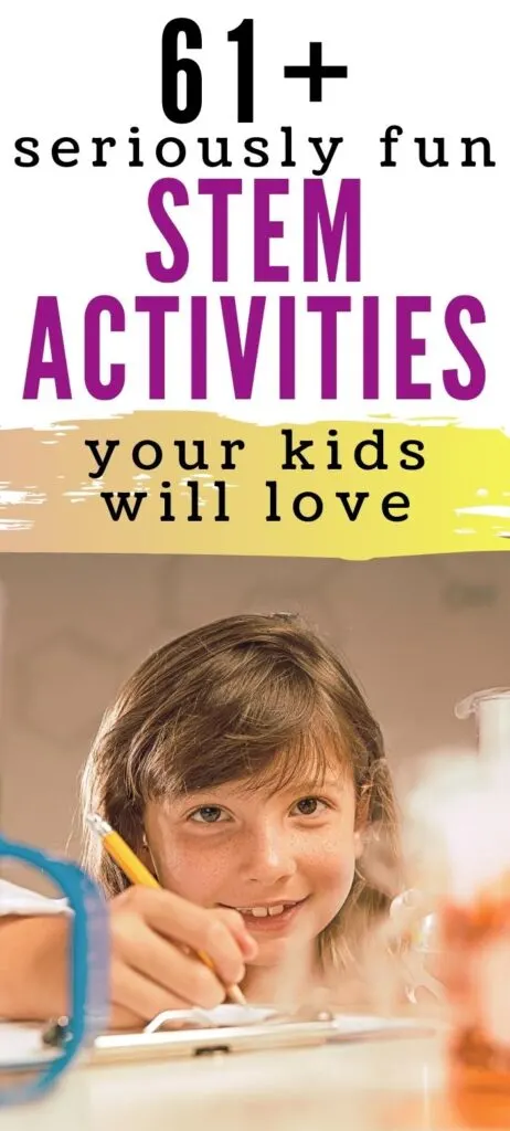 61+ STEAM Activities for Kids that are Ridiculously Fun 23 little boy completing one of many STEM activities for kids
