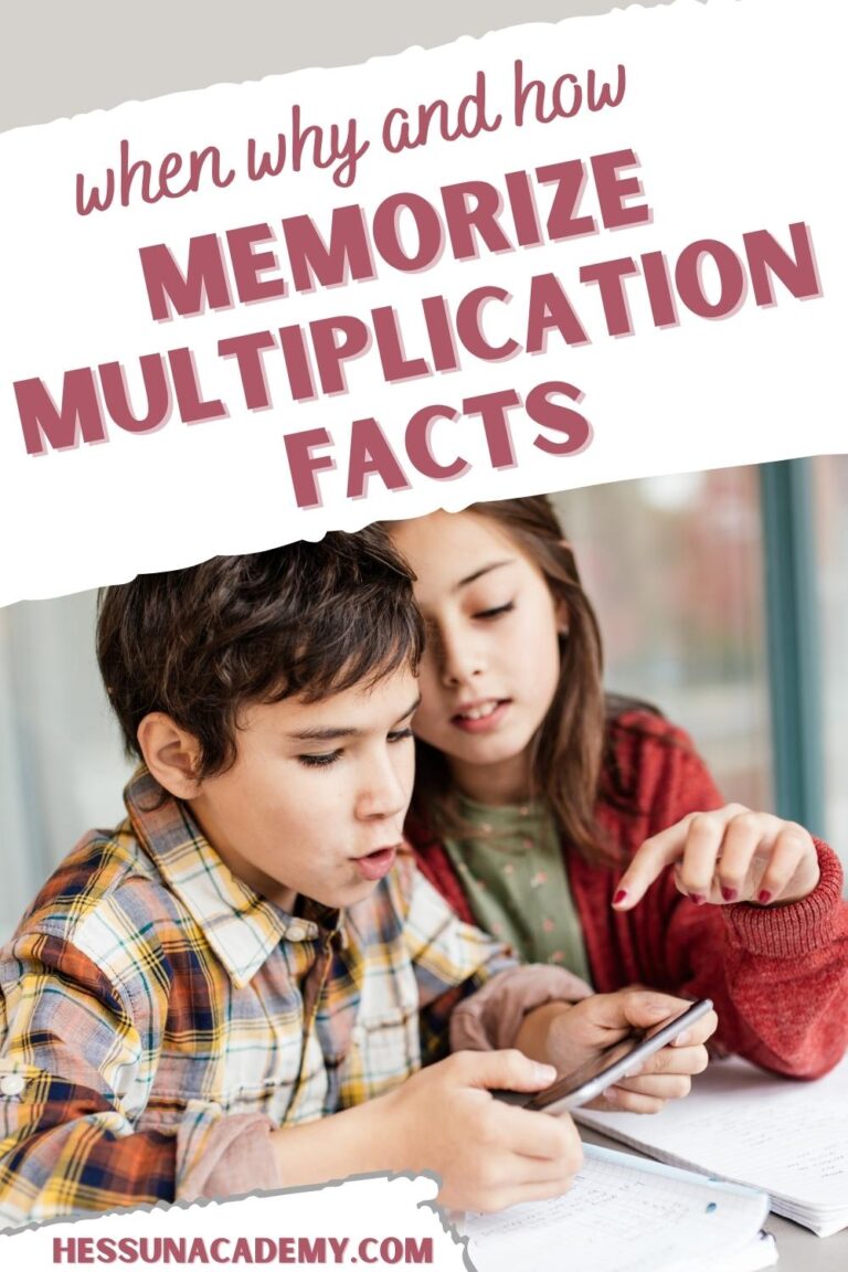 Memorizing Multiplication