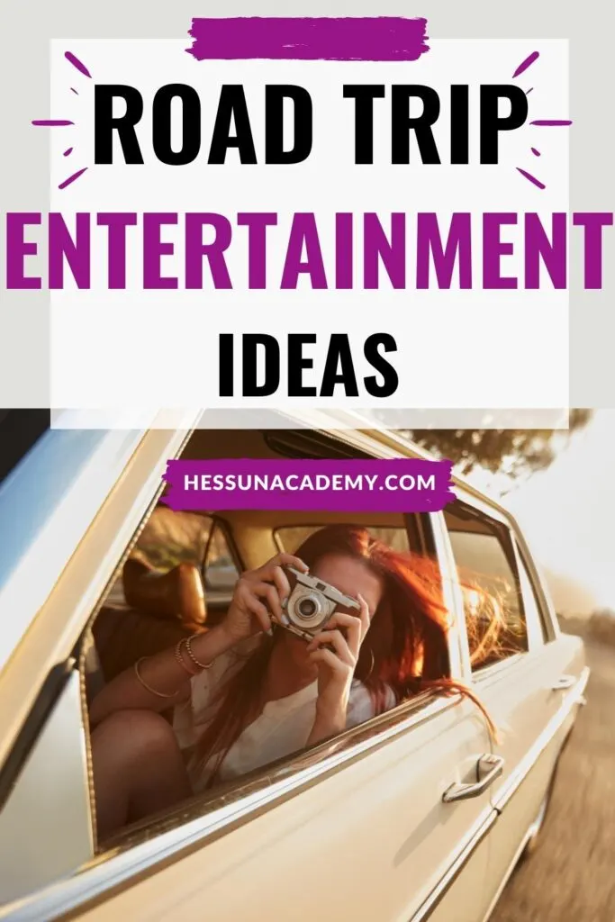 Road Trip Entertainment - Tips, Ideas, and Resources 2 woman taking a picture in a car as road trip entertainment