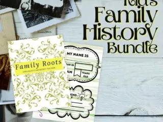 preview of the kid family history bundle
