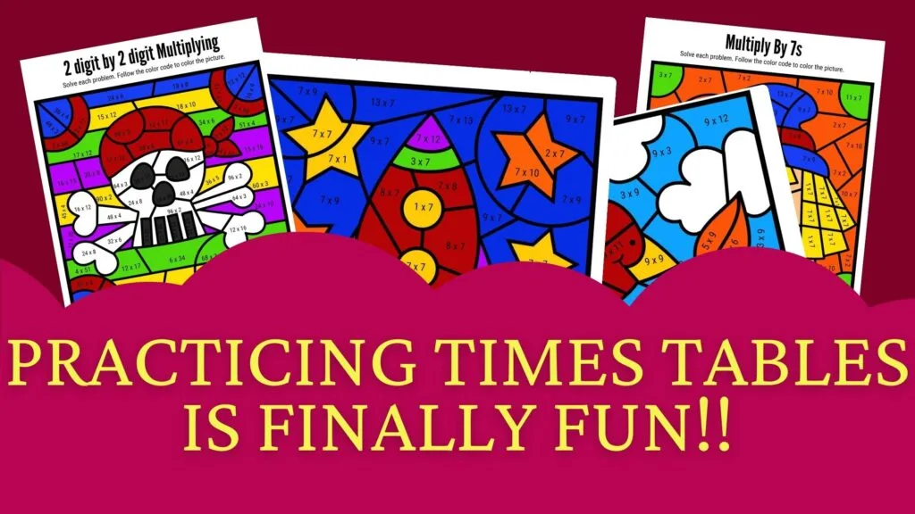 Multiplication Coloring Sheets - Limited Time Offer 2 Multiplication Coloring Sheets - Limited Time Offer 2