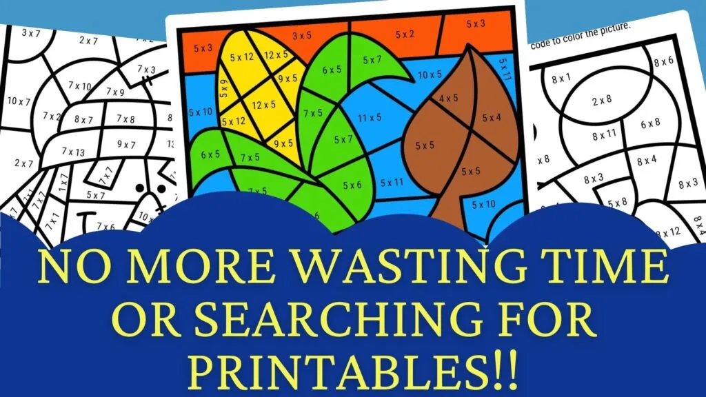 Multiplication Coloring Sheets - Limited Time Offer 4 Multiplication Coloring Sheets - Limited Time Offer 4