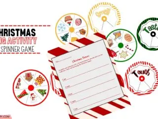 preview of the free Christmas 5 senses learning activity