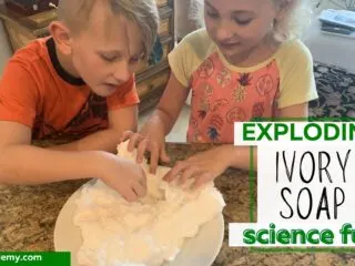 Kids playing with exploding Ivory soap