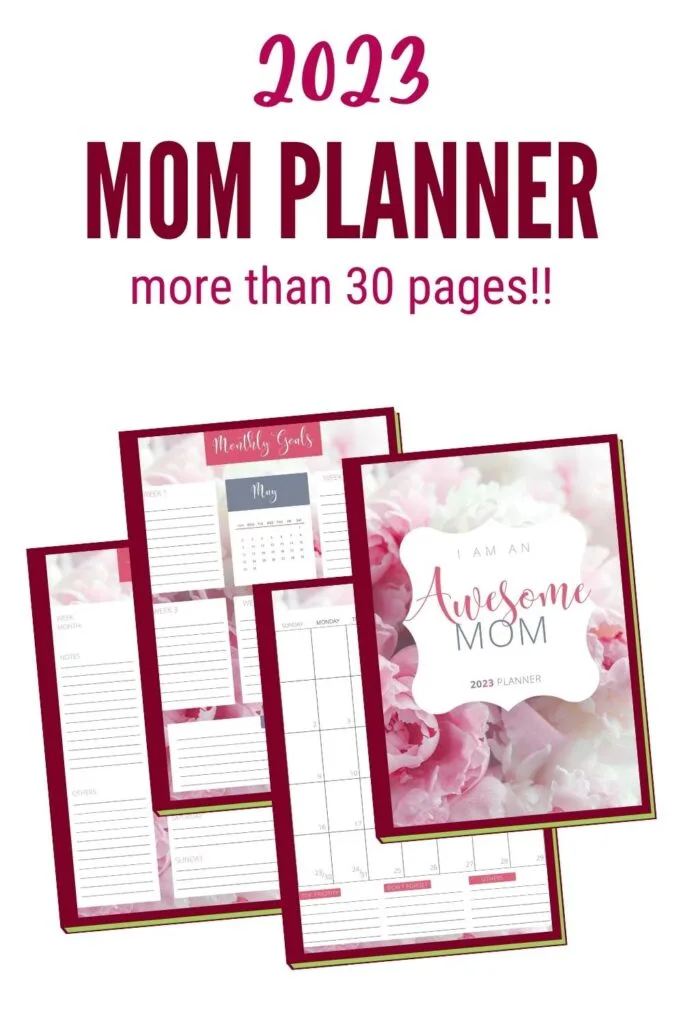 2025 Mom Planner 1 preview of the 2023 Mom Planner