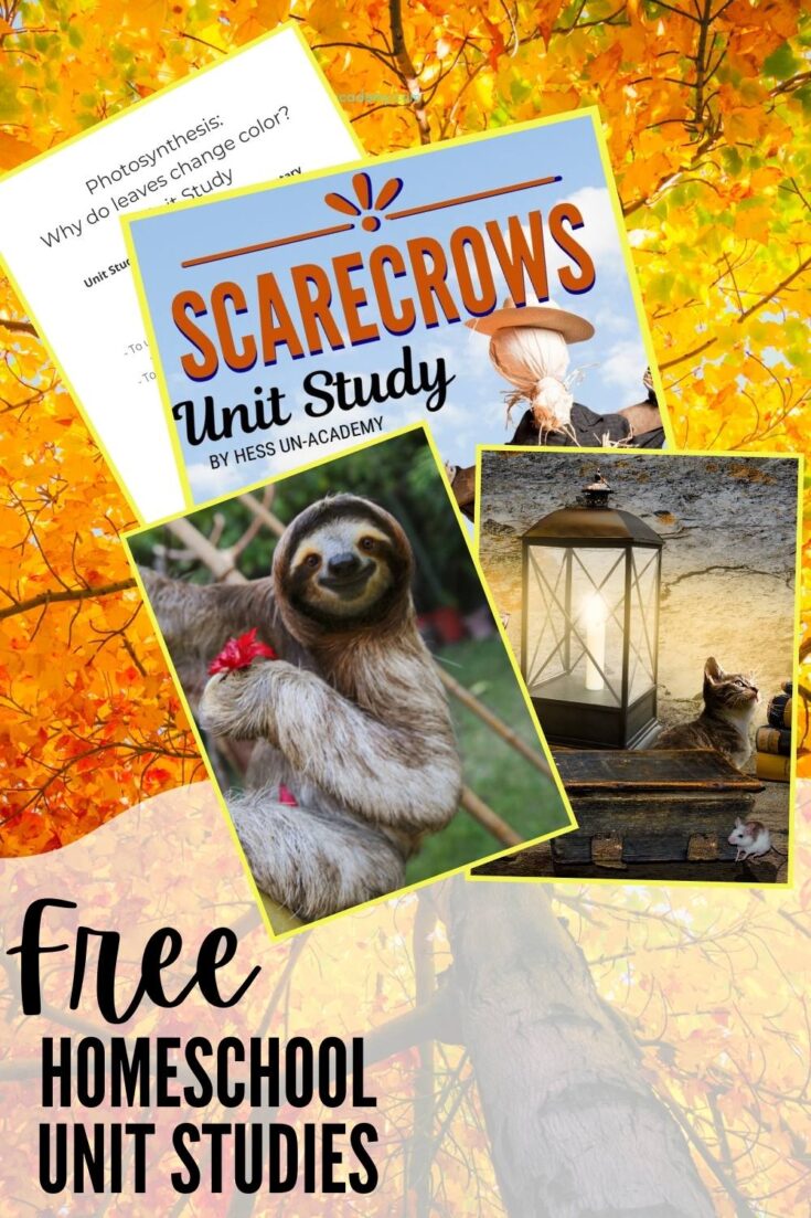 Free Homeschool Unit Studies - Hess UnAcademy