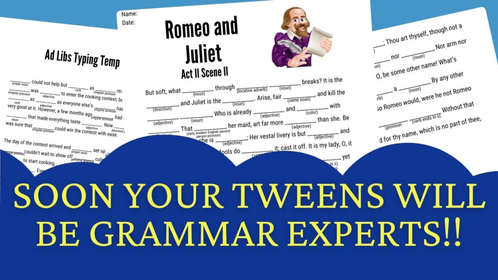 Ad Libs for Middle Schoolers - Hess UnAcademy