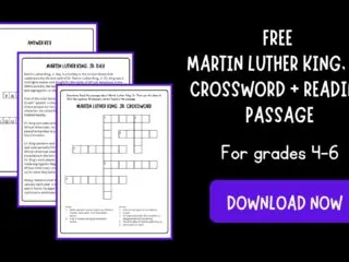 Martin Luther King, Jr. Crossword