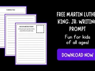 Martin Luther King, Jr. Writing Prompt Free Printable