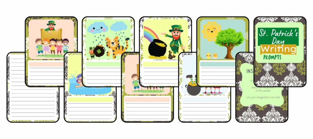 Free St. Patrick's Day Writing Prompts 2 Free St. Patrick's Day Writing Prompts 2