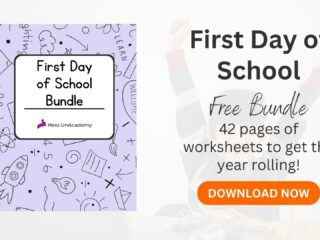 first day of homeschool printables
