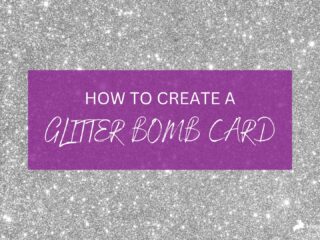 How to make a glitter bomb card