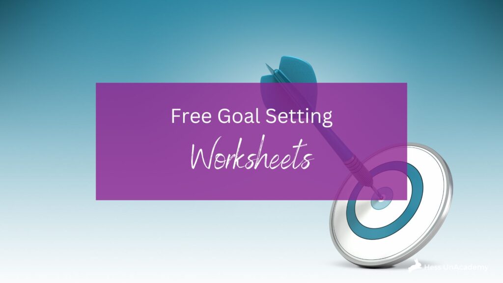 Free Goal Setting Worksheets 1 Free Goal Setting Worksheets 2
